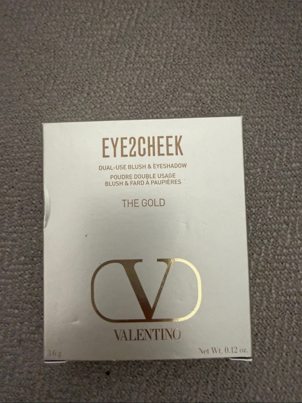 Valentino Eye2Cheek Dual-Use Blush & Eyeshadow - Gold